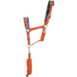 Orange Halters & Lead Ropes Hy Active Head Collar & Lead Rope