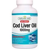 A Vitamins Fatty Acids Natures Aid Cod Liver Oil 1000mg 180 pcs
