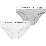 Cotton Knickers Tommy Hilfiger Organic Cotton Logo Waistband Briefs 2-pack - Mid Grey Heather/White (UG0UG00382)
