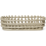 Handmade Baskets Ferm Living Ceramic Cashmere Basket 30cm