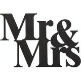 Homemania Mr & Mrs Wall Decoration