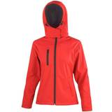 Result Women's TX Performance Hooded Softshell Jacket - Red/Black