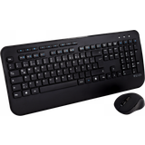 V7 Standard Keyboards V7 Professional Wireless Keyboard and Mouse Combo German