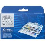 Water Colours on sale Winsor & Newton Cotman Watercolours Pocket Plus 12 Half Pans