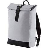 Silver Backpacks BagBase BG138 Reflective Roll-Top Backpack - Silver Reflective