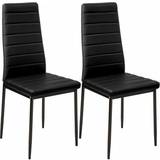 Faux Leathers Kitchen Chairs tectake - Kitchen Chair 98.5cm 2pcs