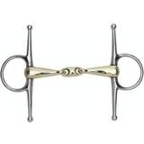 Shires Bits Shires Brass Alloy Full Cheek Snaffle with Lozenge