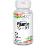 Solaray Vitamins & Supplements Solaray Vitamin D3 + K2 120 pcs
