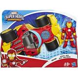 Hasbro Marvel Super Hero Adventures Iron Man Speedster & Vehicle