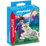 Tigers Action Figures Playmobil City Life Fighter with Tiger 70382