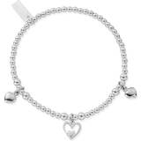 ChloBo Triple Heart Bracelet - Silver