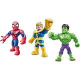 The Hulk Role Playing Toys Hasbro Playskool Heroes Marvel Super Hero Adventures Mega Mighties Thanos Spider Man Hulk 3 Pack