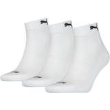 Puma Unisex Cushioned Quarter Socks 3-pack - White
