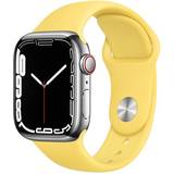 Apple Watch Series 7 Smartwatches Apple Watch Series 7 Cellular 45mm Stainless Steel Case with Sport Band