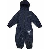 Taped Seams Rain Overalls Children's Clothing Regatta Kid's Puddle IV Waterproof Puddlesuit - Navy