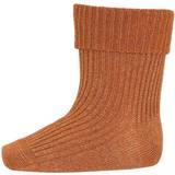 Viscose Socks mp Denmark Ida Glitter Socks - Rust (59046-102)