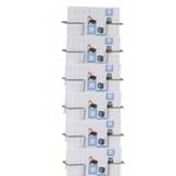 Leaflet Stands Twinco Twin Agenda A4 Brochure Holder for Wall 6-Bay