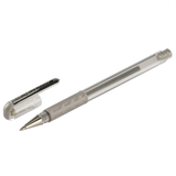 Pentel Hybrid Gel Metallic Ink Pen Silver