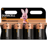 Duracell D (LR20) Batteries & Chargers Duracell D Plus 4-pack