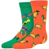 3-6M Socks Children's Clothing Happy Socks Kids Dinos Socks 2-pack - Multi (KDIN02-2900)