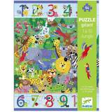 Djeco Floor Jigsaw Puzzles Djeco 1 To 10 Jungle 54 Pieces