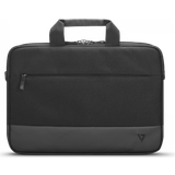 V7 Professional Eco-Friendly Topload Briefcase Laptop Case 14" - Black