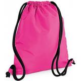 Pink Gymsacks BagBase Icon Gymsac - Fuchsia/Black