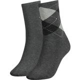 Tommy Hilfiger Women Socks Tommy Hilfiger Check Socks Women's 2-pack - Middle Gray Melange