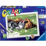 Dogs Crafts Ravensburger CreArt Sleeping Cats & Dogs