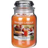 Yankee Candle Farm Fresh Peach Orange Scented Candle 623g