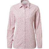 Craghoppers Women Shirts Craghoppers Nosilife Fara Long Sleeved Shirt - Raspberry Print