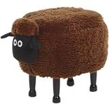 Beliani Stools Beliani Sheep Pouffe 40cm