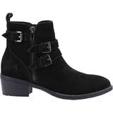 Block Heel - Women Ankle Boots Hush Puppies Jenna Ankle Boots - Black