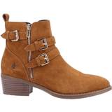 Block Heel - Women Ankle Boots Hush Puppies Jenna Ankle Boots - Tan
