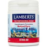 Lamberts Natural Vitamin E 400iu 60 pcs