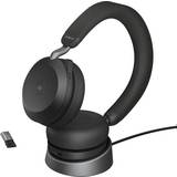 Active Noise Cancelling - On-Ear Headphones Jabra Evolve2 75 USB-A MS with Stand