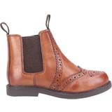 Cotswold Boots Cotswold Kid's Nympsfield Brogue Pull On Chelsea Boots - Tan