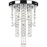 Chandeliers Ceiling Flush Lights vidaXL Crystal Beads Ceiling Flush Light 24.8cm