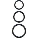 Pipedream Penis Rings Sex Toys Pipedream Fantasy C-Ringz Silicone Stamina Set 3-pack