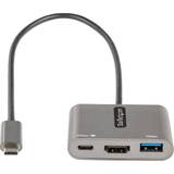StarTech USB C-USB C/HDMI/USB A M-F 0.3m