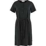 Knee Length Dresses - Recycled Fabric Fjällräven Övik Lite Dress W - Black