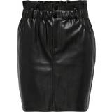 Skirts Only Maiya-Miri Leather Look Skirt - Black