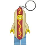 Keychains Lego Classic Hot Dog Man Key Chain with LED Light