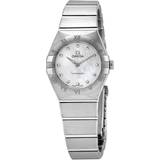 Omega Women Wrist Watches Omega Constellation Manhattan Ladies Quartz Diamond Mother of Pearl Dial (131.10.25.60.55.001)