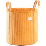 Nobodinoz Savanna Velvet Storage Basket