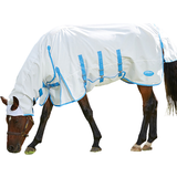 Horse Rugs Weatherbeeta Sweet Itch Shield Combo Neck - White/Blue