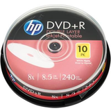 HP DVD+R DL 8.5GB 8x Spindle 10-Pack Cake Box
