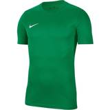 Green T-shirts Nike Junior Park VII Jersey - Pine Green/White