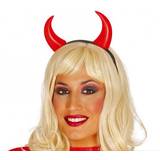 Devils & Demons Accessories Fancy Dress Devil's Horn Hairband