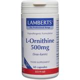 Immune System Amino Acids Lamberts L-Ornithine 500mg 60 pcs